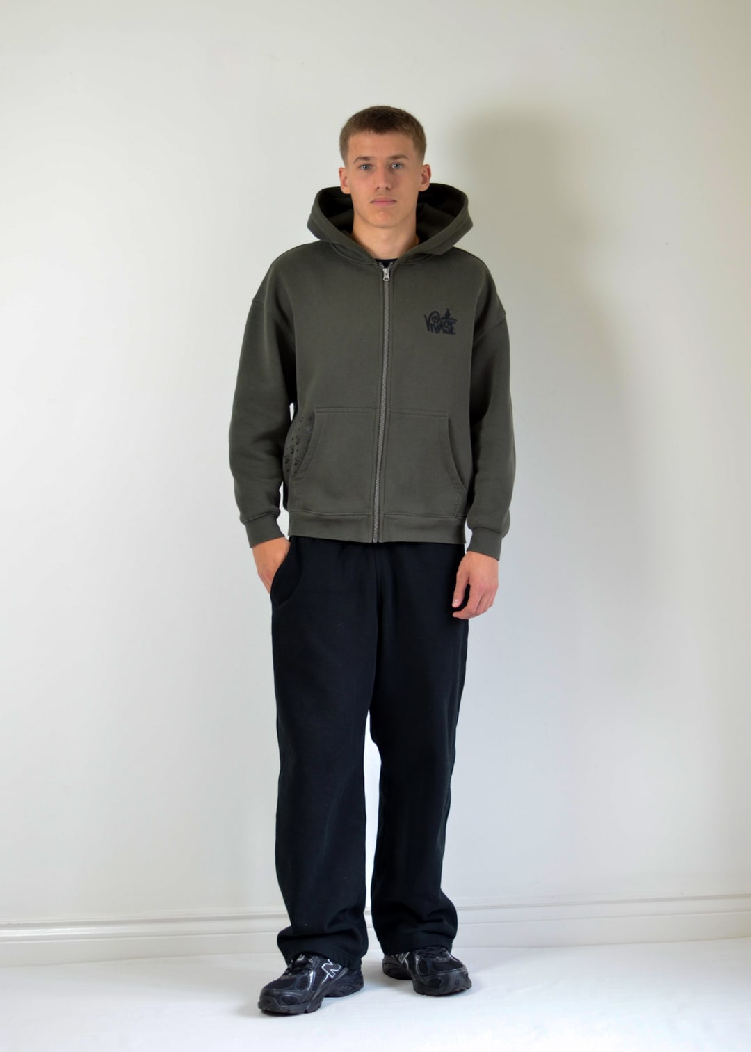 Olive Zip-Up